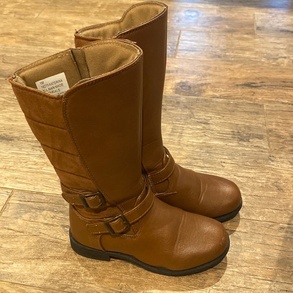 Little girl riding style boots